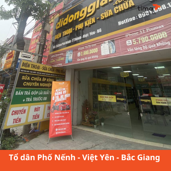Vay tiền tại Tổ dân phố Nếnh - TT Nếnh - Việt Yên - Bắc Giang